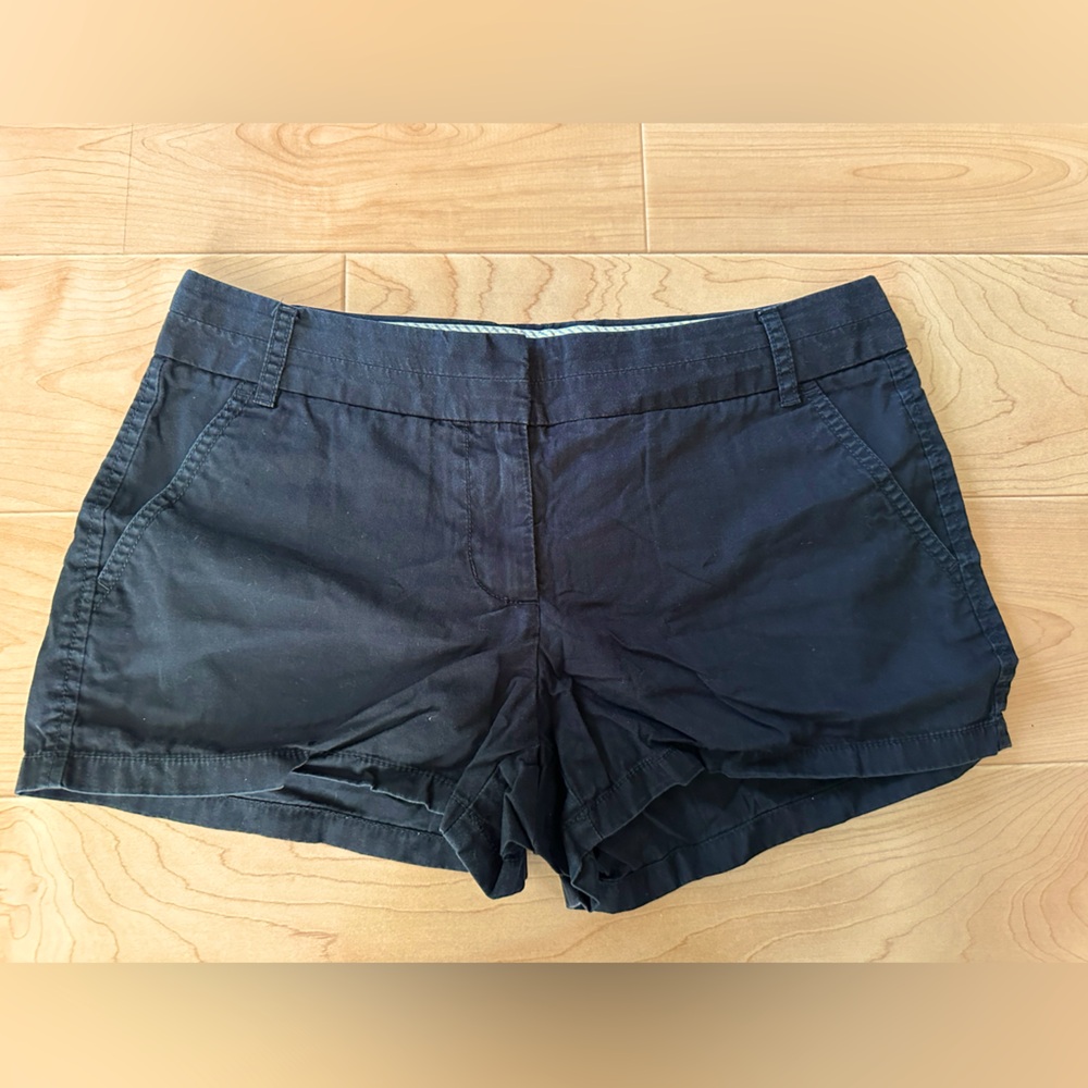 J. Crew Navy Blue Women's Cotton Shorts